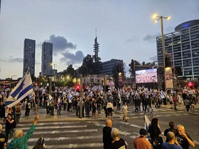 معترضان صهیونیست تظاهرات سکوت برگزار کردند