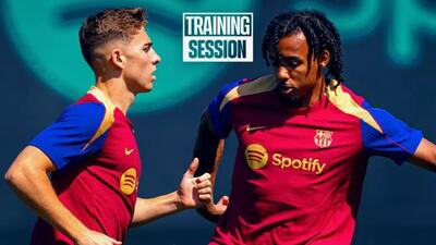 تمرین بارسلونا برای تقابل با سوسیداد