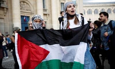 دبیرستان‌های فرانسه هم به خیزش دانشجویی علیه جنگ غزه پیوستند