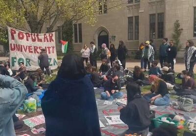 آغاز اعتصاب غذای معترضان در دانشگاه پرینستون آمریکا