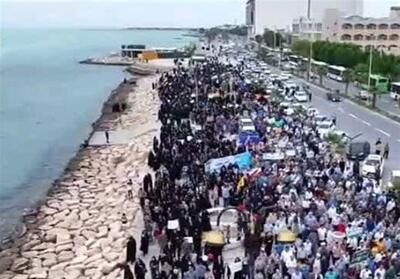راهپیمایی بوشهری‌ها در حمایت از عفاف و حجاب + فیلم - تسنیم