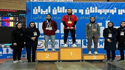 یک طلا و یک نقره وزنه برداری نوجوانان کشور، سهم دختران استان همدان