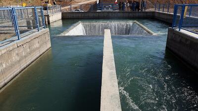 افزایش دبی آب در شبکه آبیاری دشت قزوین