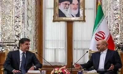 رئیس اقلیم کردستان عراق با قالیباف دیدار کرد