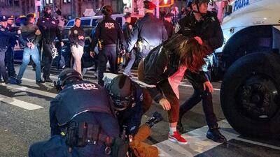 جریمه سنگین پلیس برای دانشجویان معترض آمریکایی
