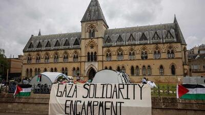 پیوستن دانشجویان دانشگاه‌های اکسفورد و کمبریج به جنبش حامیان فلسطین