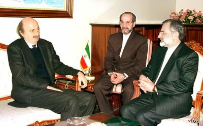  عکس/ سوسیالیست لبنانی در گفتگو با وزیرخارجه ایران