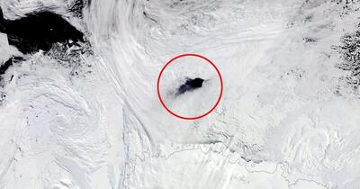 سوراخی در یخ که 50 سال دانشمندان را متحیر کرده بود
