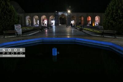 (تصاویر) حمام گنجعلی خان در تاریکی