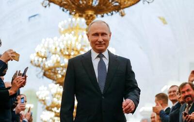 (ویدیو) پوتین برای پنجمین بار به عنوان رئیس‌جمهوری روسیه سوگند یاد کرد