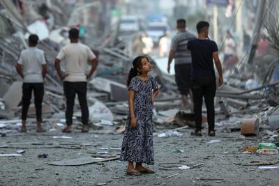 ببینید | تصاویر دردناک کودکان زیر آوار در بمباران امروز رفح