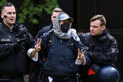 پلیس آلمان اردوگاه حامی فلسطین در دانشگاه برلین را جمع‌آوری کرد