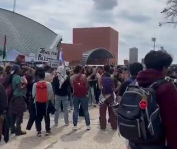 دانش آموزان آمریکایی هم به اعتراضات ضداسرائیلی دانشجویان پیوستند+ فیلم