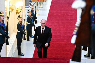آغاز رسمی پنجمین دوره ریاست جمهوری پوتین پس از ادای سوگند