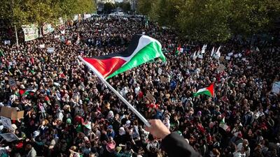 حرکت جالب حامیان فلسطین در اسپانیا+ فیلم
