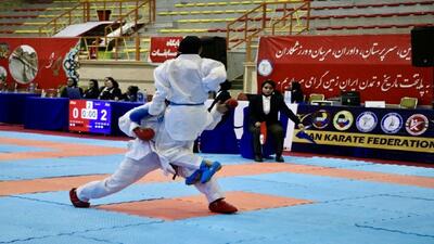 مسابقات قهرمانی کاراته بوشهر برگزار شد