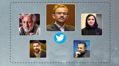 (نمودار) کدام بازیگران سینما بیشتر در توئیتر فارسی مورد بحث قرار گرفتند؟