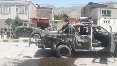 (عکس) حمله انتحاری به نیروهای طالبان در بدخشان افغانستان