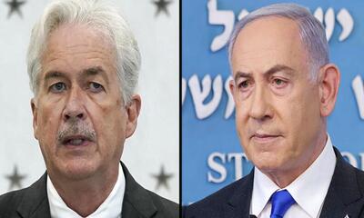 دیدار نتانیاهو و برنز با محوریت مذاکرات آتش‌بس