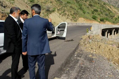 منتخب مردم قزوین از جاده الموت-تنکابن بازدید کرد
