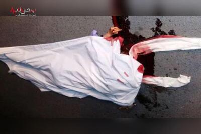 فوری/فیلم لحظه خودکشی بلاگر معروف مشهدی/تصویر پهن شده جنازه روی آسفالت خیابان+فیلم