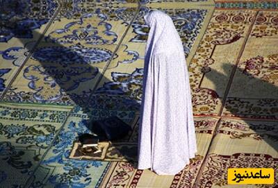 (عکس) نماز ظهری که به امامت یک خانم روی آنتن شبکه سه رفت