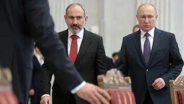 ملاقات پوتین و پاشینیان در مسکو