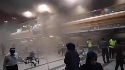 آتش‌سوزی در فرودگاه لاهور پاکستان؛ پرواز حجاج به تعویق افتاد
