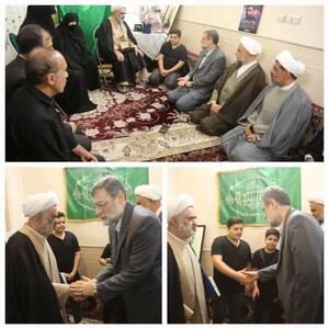 رییس بنیاد شهید و امور ایثارگران با خانواده شهید «محسن صداقت» در قم دیدار کرد