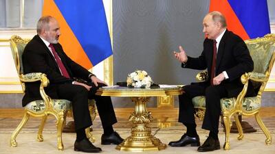 دیدار پوتین و پاشینیان در مسکو