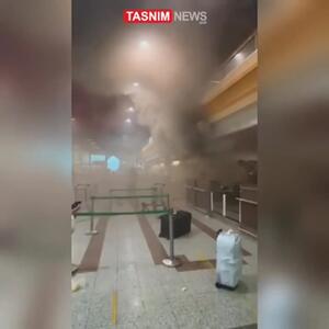آتش‌سوزی در فرودگاه لاهور پاکستان؛ پرواز حجاج به تعویق افتاد (فیلم)