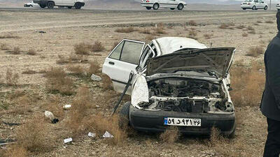 تصادف ۲ خودرو در گیفان خراسان شمالی 4 مصدوم داشت