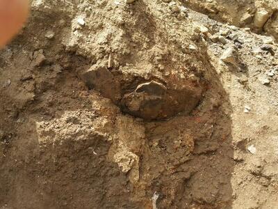 کشف یک دیواره تاریخی در همدان