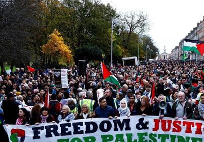 مقاومت دانشجویان حامی غزه در ایرلند جواب داد - تسنیم