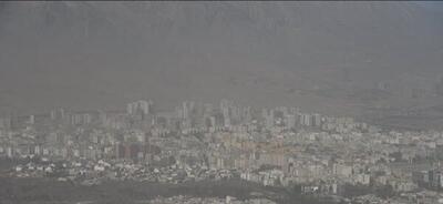 آلودگی هوا در راه شیراز و چند شهرستان فارس