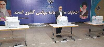 رئیس دفتر رئیس‌جمهور رای خود را ثبت کرد