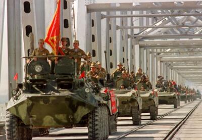 (عکس) ارتش شوروی به خانه برمی‌گردد