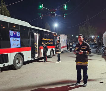 تصاویر واقعی از نجات جان ۶ نفر در اصفهان توسط پهپاد آتش نشان