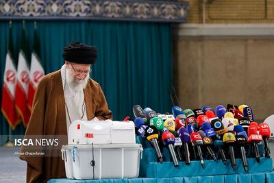 حضور رهبر انقلاب اسلامی در دوره دوم انتخابات مجلس شورای اسلامی