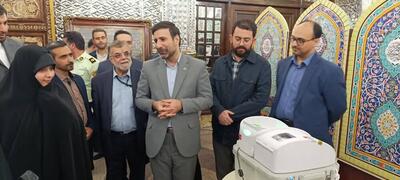 سخنگوی شورای نگهبان از شعبه اخذ رای الکترونیکی امامزاده صالح (ع) بازدید کرد