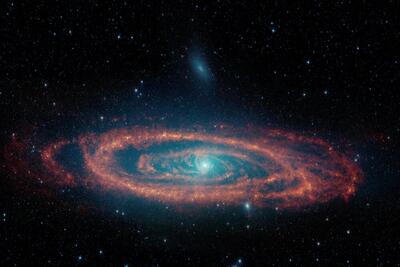 عکس تلسکوپ بازنشسته ناسا از سیاه‌چاله قلب کهکشان آندرومدا