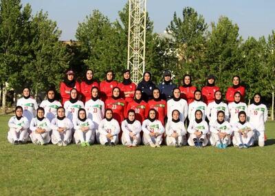 نخستین تمرین تیم ملی فوتبال زنان