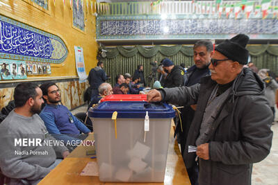 حضور مردم البرز پای صندوق‌های رای