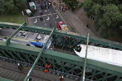 تصادف دو قطار در آرژانتین ده‌ها زخمی بر جای گذاشت (فیلم)