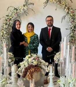 عکس/ سفره عقد سپند امیرسلیمانی و مونا کرمی بدون حضور عروس | اقتصاد24