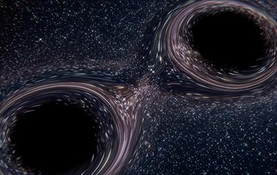 (ویدیو) تصویر روز ناسا: شبیه‌سازی تصادف دو سیاهچاله