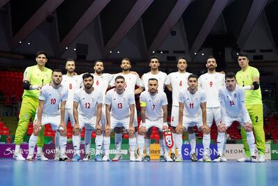 تیم ملی فوتسال ایران؛ صدرنشین رده بندی جام ملت‌های آسیا (عکس)