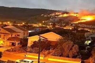 آتش‌سوزی شدید در شهرک‌های اشغالی درپی حمله حزب‌الله