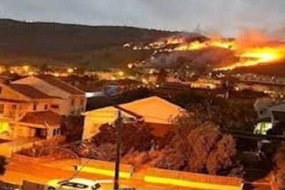 آتش‌سوزی شدیددرشهرک‌های اشغالی درپی حمله حزب‌الله