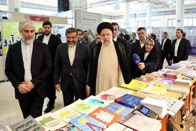 بازدید رئیس‌جمهور از نمایشگاه کتاب تهران